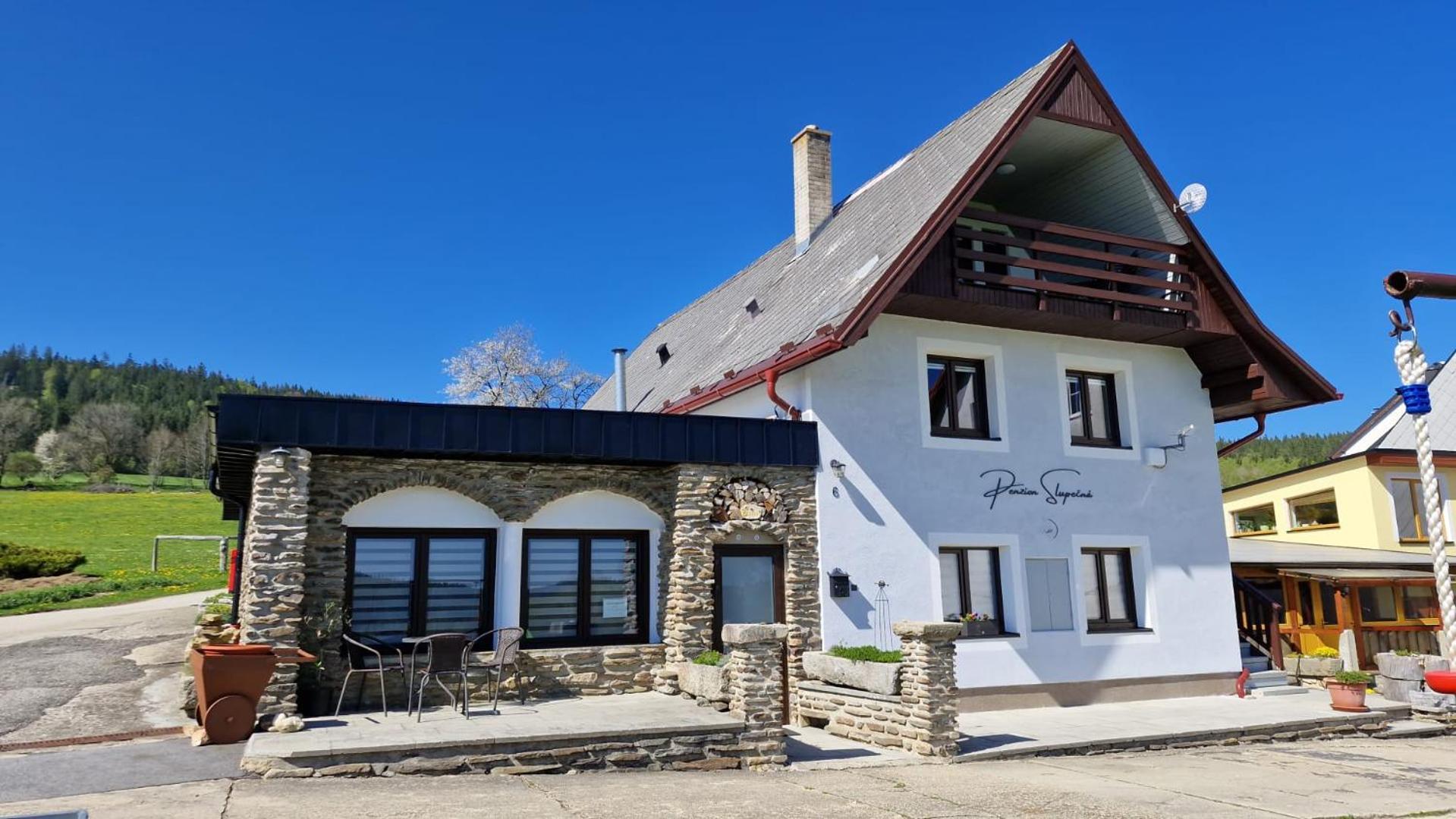 Penzion Slupecna Lipno nad Vltavou Exterior foto